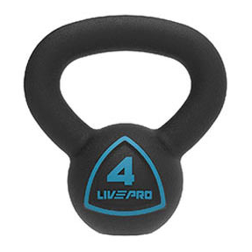 заказать Чугунная гиря LIVEPRO Solid Cast Iron Kettlebell, 4 кг