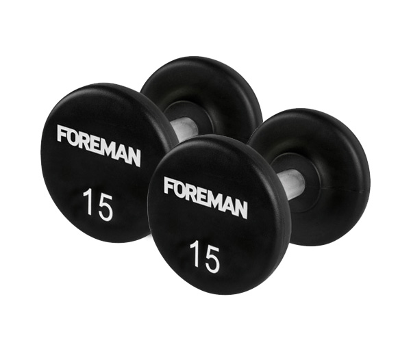 Заказать Набор фиксированных гантель в уретане FOREMAN UD-SET