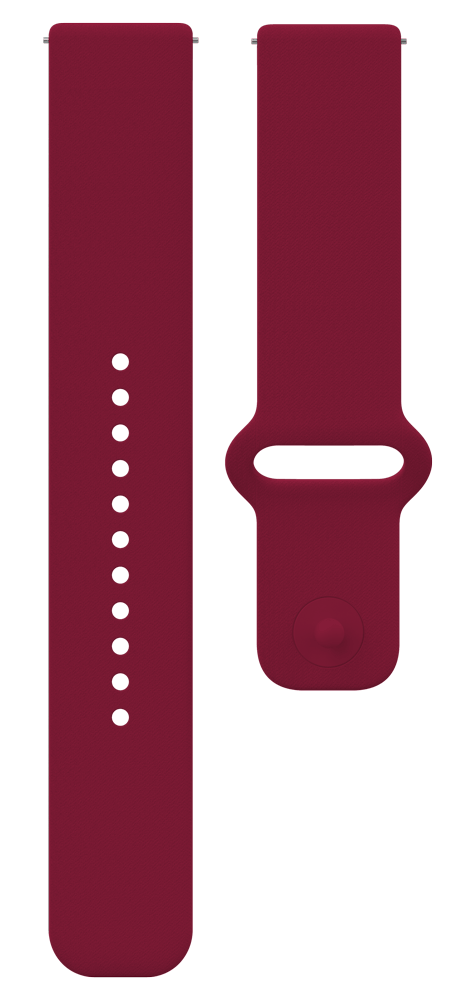 Заказать Ремешок с защелкой для часов POLAR WRIST BAND IGNITE/UNITE 20MM SIL RED S/L