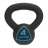 Заказать Чугунная гиря LIVEPRO Solid Cast Iron Kettlebell, 4 кг